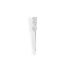 14K Solid Gold Antic Half Diamond Ring Band - Triple C Diamond's