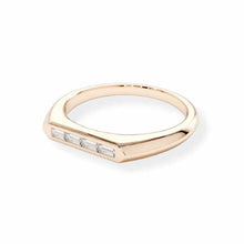 14K Solid Gold Baguette Cut Diamond Ring - Triple C Diamond's