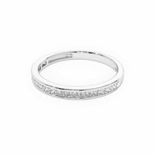 14K Solid Gold Channel Setting Half Ring Band - Triple C Diamond's