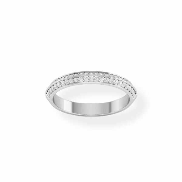 14K Solid Gold Classic and Timeless Diamond Ring - Triple C Diamond's