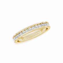 14K Solid Gold Diamond Full Eternity Band - Triple C Diamond's