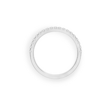 14K Solid Gold Diamond Half Stackable Band - Triple C Diamond's