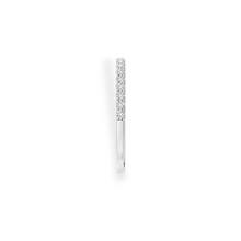 14K Solid Gold Diamond Half Stackable Band - Triple C Diamond's