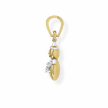 14K Solid Gold Kids Snowman Pendant - Triple C Diamond's