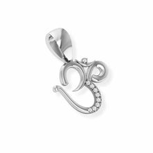 14K Solid Gold Religious OM Diamond Pendant - Triple C Diamond's