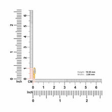 18K Solid Gold 3 Diamond Channel Setting Nose Ring - Triple C Diamond's