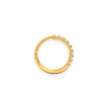 18K Solid Gold Diamond Nose Ring - Triple C Diamond's