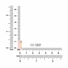 18K Solid Gold Single Diamond Click on Nose Pin - Triple C Diamond's