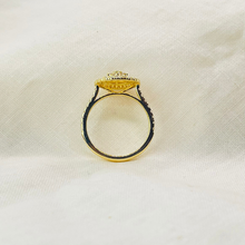 Floral Design 14K Solid Gold Diamond Ring For Everyday Jewelry