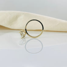 Classic Emerald Cut Hidden Halo 14K Solid Gold Solitaire Engagement Ring 2 to 4 carat