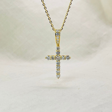 1.00 Carat 14K Solid Gold Cross Pendant For Everyday Blessing