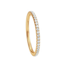 0.50 ctw 14K Solid Gold Pave Setting Full Eternity Ring For Women