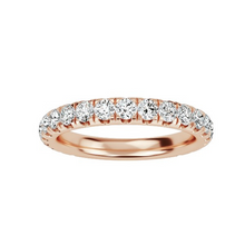 1.75 ctw 14K Solid Gold Full Eternity Band for women Triple C Diamond's