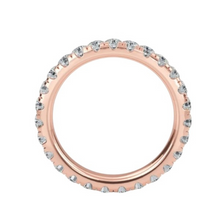 1.75 ctw 14K Solid Gold Full Eternity Band for women Triple C Diamond's