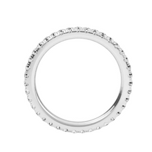 1.00 ctw 14K Solid Gold Full Eternity Band for Women Triple C Diamond's