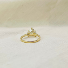 Classic Heart Shape Solitaire Diamond 14K Solid Gold Engagement Ring