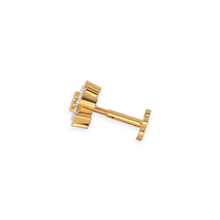 piercing stud flat back